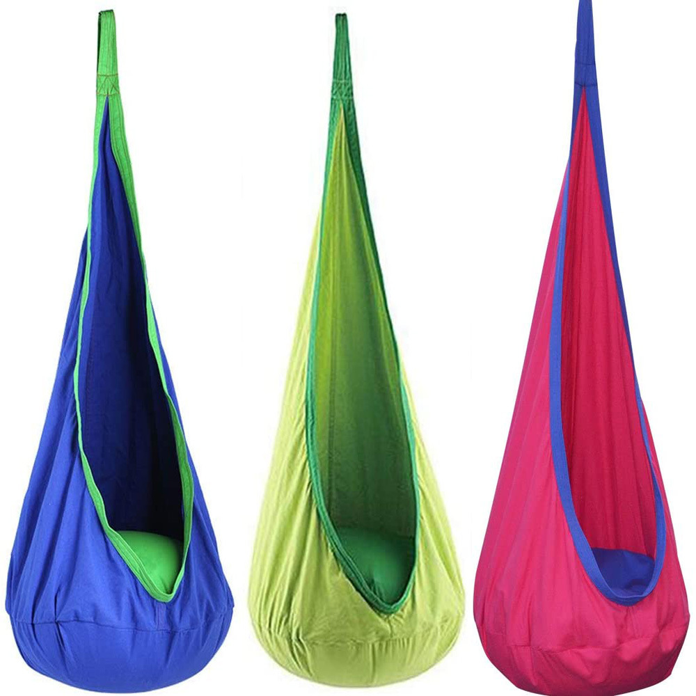 Kids Outdoor Hammock Chair - 새로운 어린이 교수형 의자 휴대용 낙하산