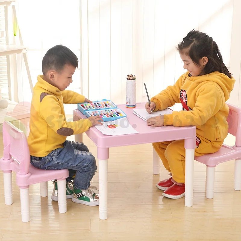 Kids Outdoor Table And Chair Set - 플라스틱 테이블 및 의자 세트, 어린이
