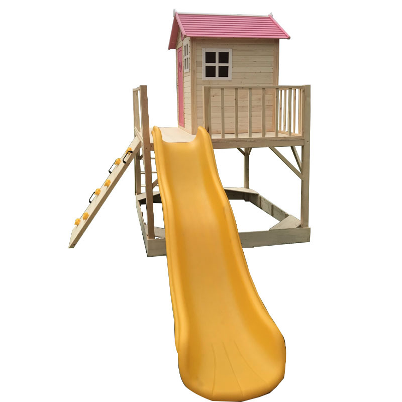 Kids Outdoor Treehouse - 어린이용 통나무집, 대형 놀이집, 나무집, 등반용