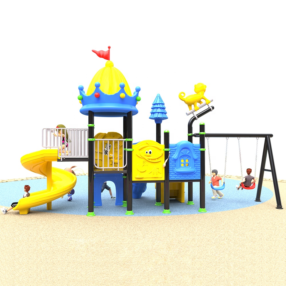 Kids Outdoor Swing And Slide - 다기능 어린이 도매 데이케어 야외 놀이터