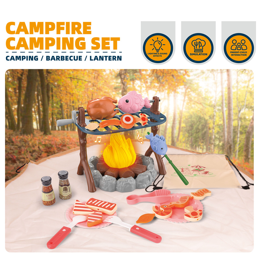 Kids Outdoor Adventure Kit - 어린이 야외 모험 도구 세트 캠프파이어와