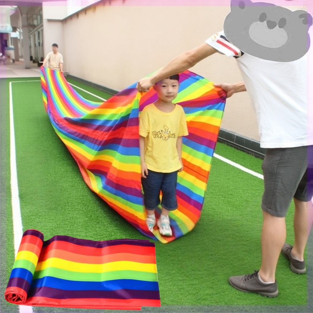 Kids Outdoor Lounge Set - 3/5/8M 다채로운 무지개 어린이 놀이 터널