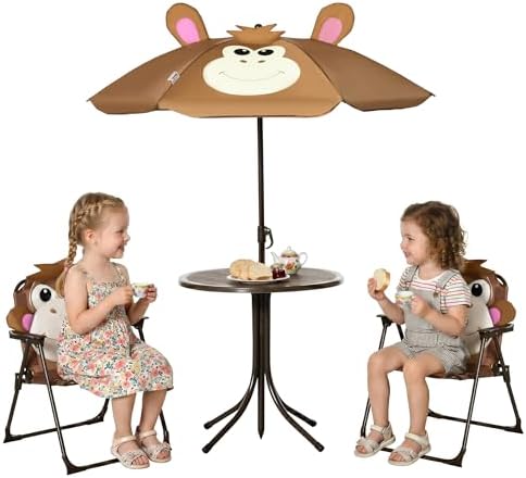 Kids Outdoor Table And Chair Set - 어린이용 테이블 및 의자 세트 피크닉