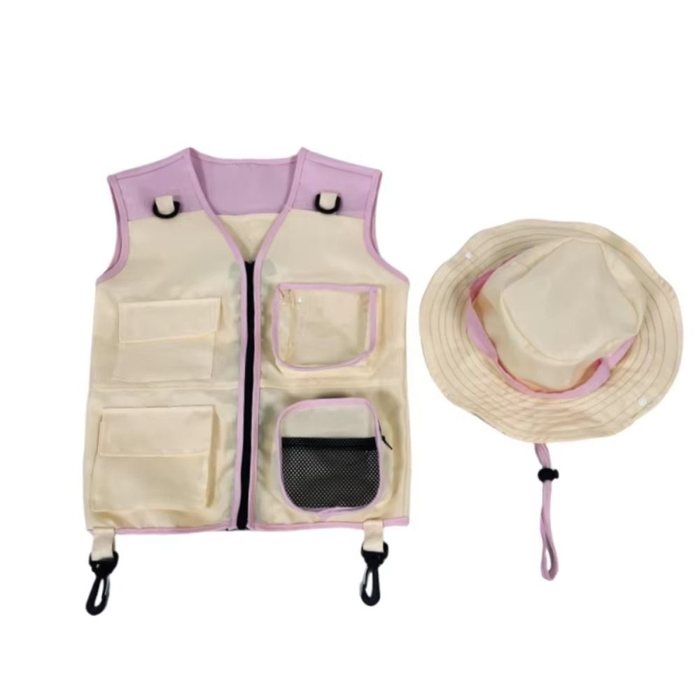 Kids Outdoor Adventure Kit - 여름 의류 어린이 탐험가 조끼 모자