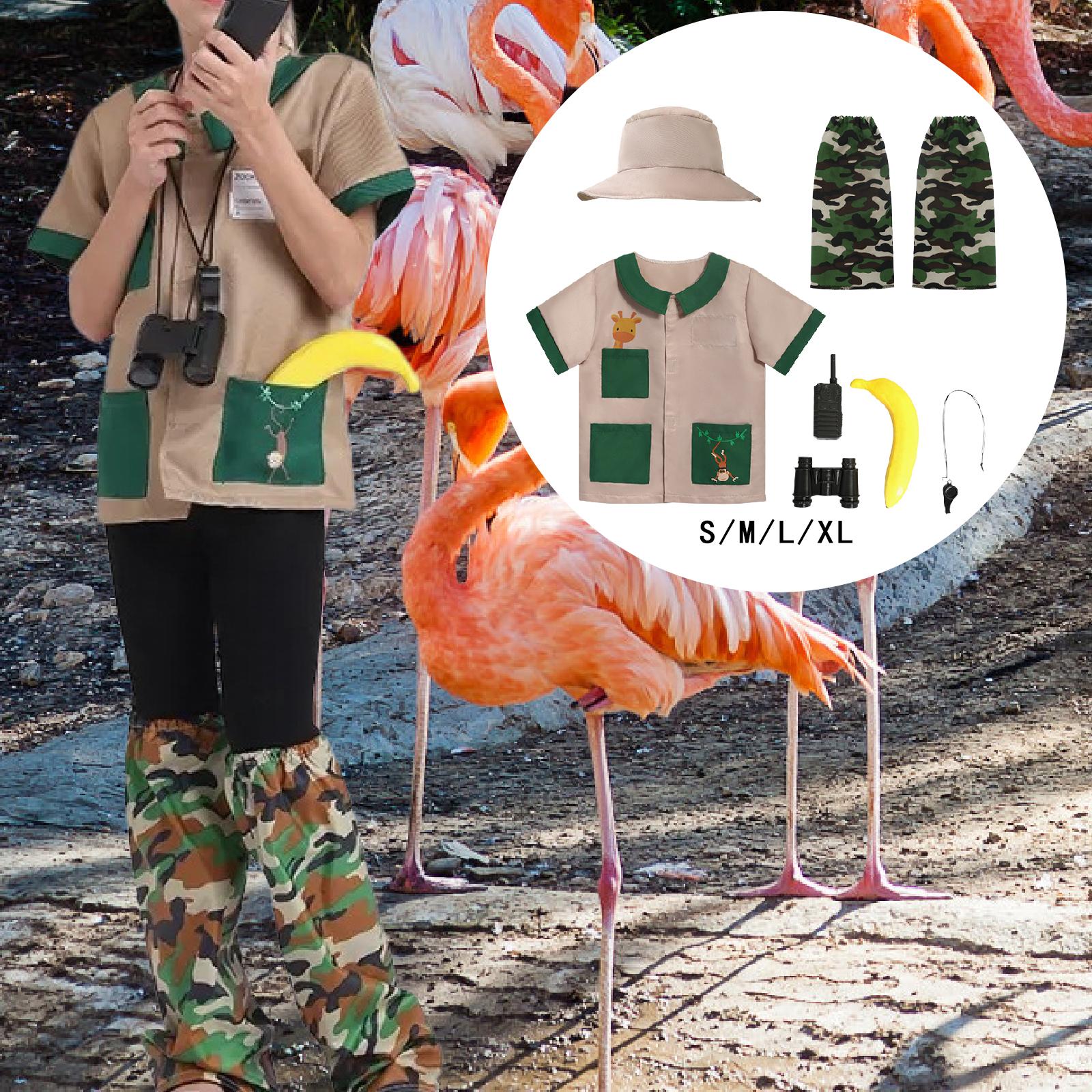 Kids Outdoor Adventure Kit - 어린이 탐험가 의상 세트 호루라기 망원경
