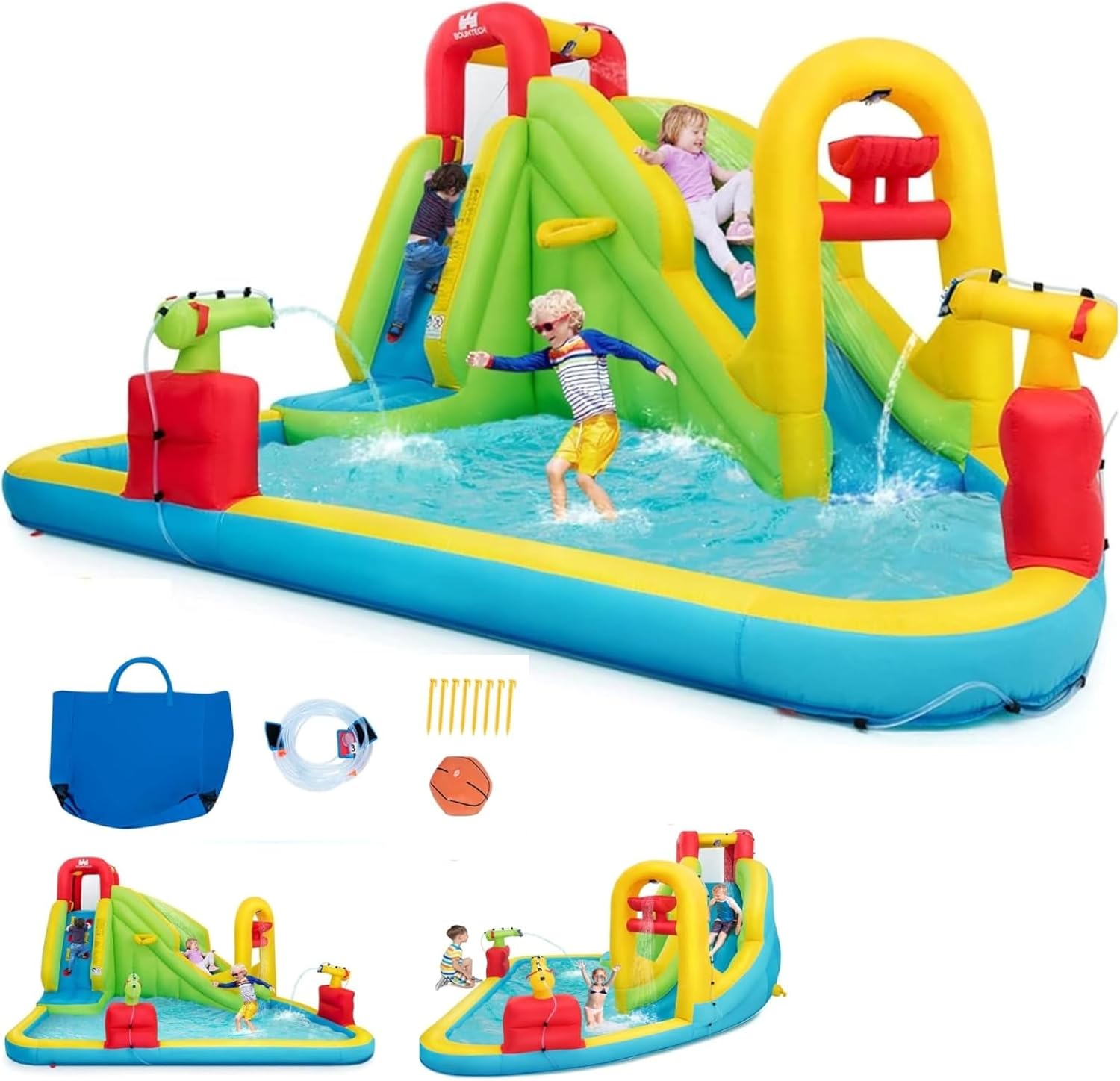 Kids Outdoor Slide - 메가 대형 에어바운스 워터파크 - 어린이용