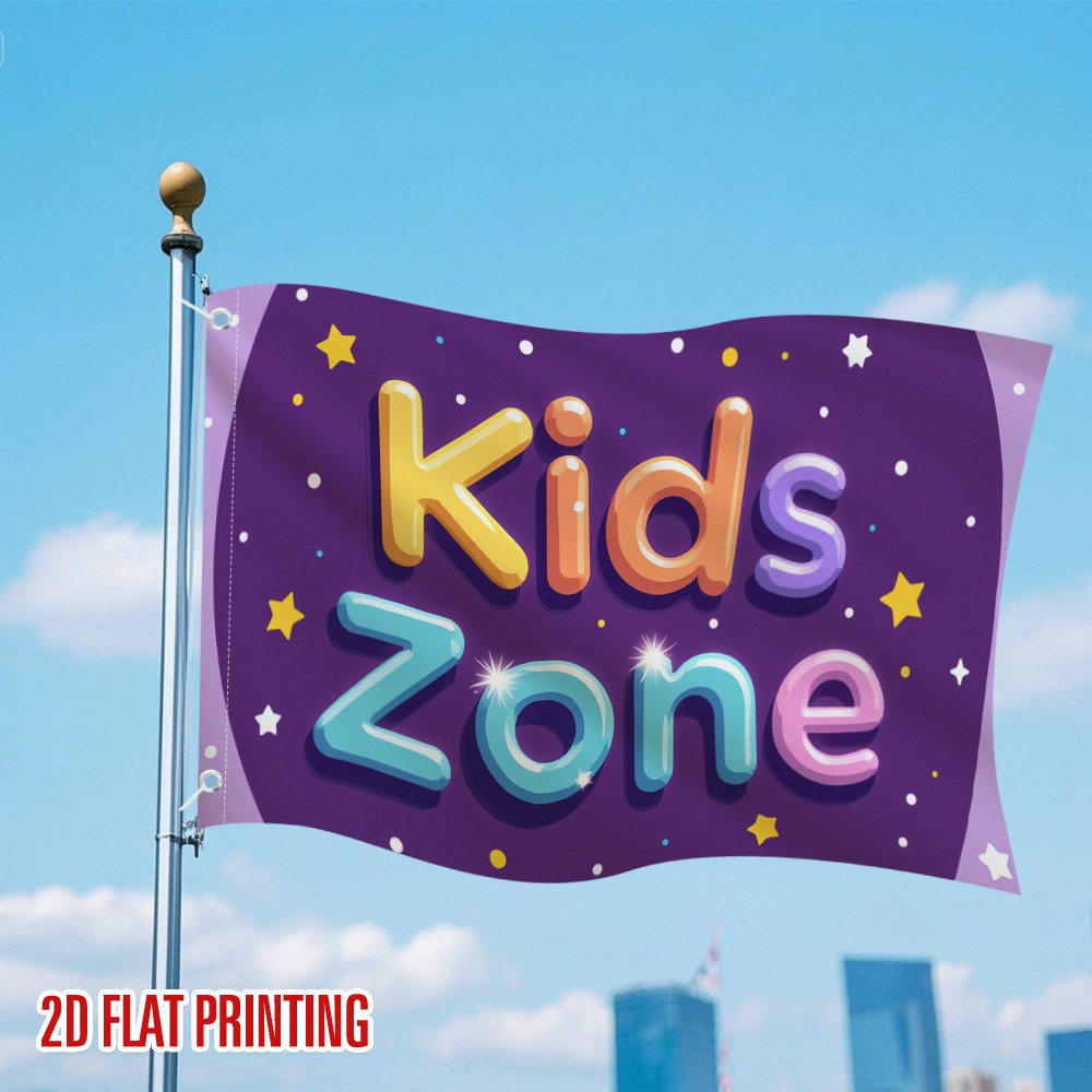 Kids Outdoor Zone - 키즈 존 가든 플래그 내구성이 뛰어난