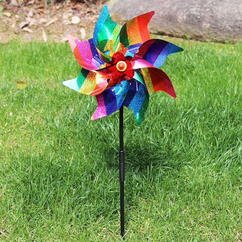 Kids Outdoor Yard Toys - 조류 퇴치 장식 풍차, 새를 겁주는