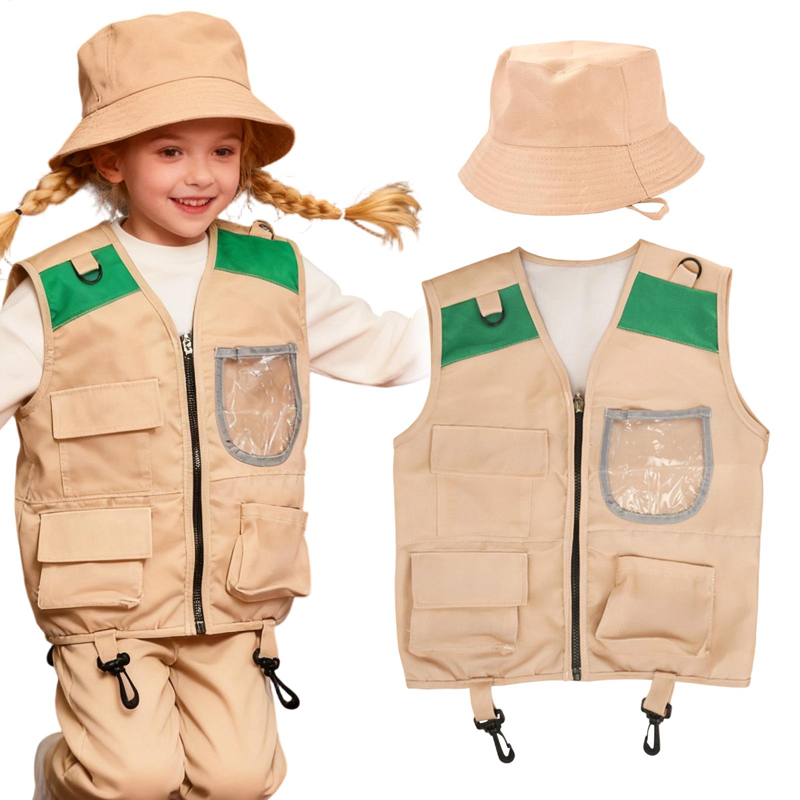 Kids Outdoor Adventure Kit - 사파리 탐험가 의상 어린이 역할놀이 야외
