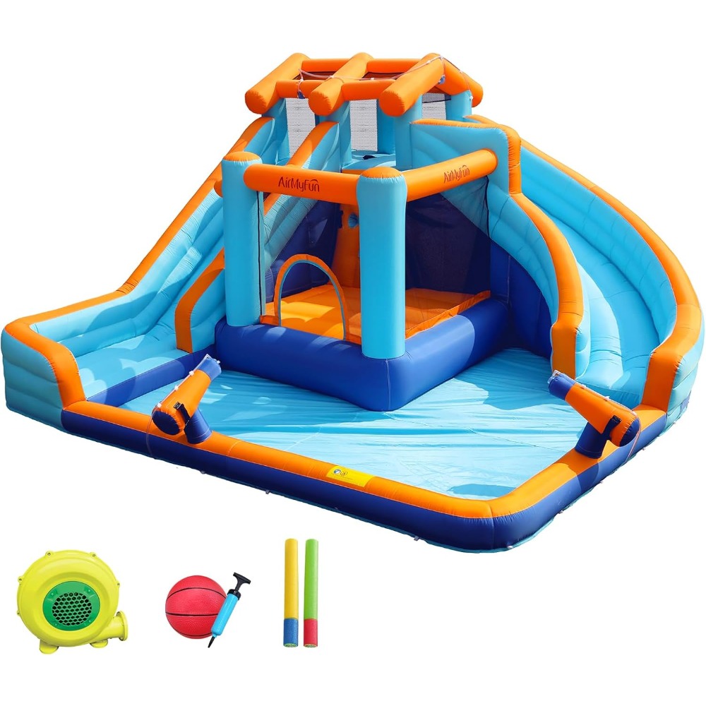 Kids Outdoor Slide - 대형 워터 슬라이드 바운스 하우스, 물놀이
