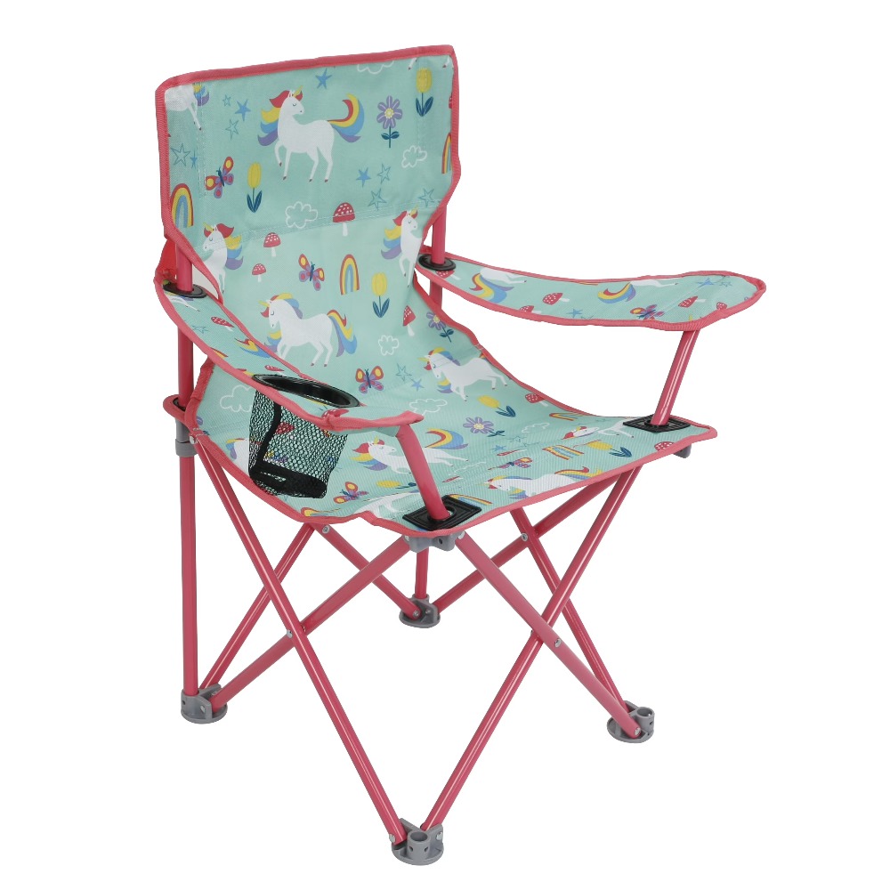 Kids Outdoor Table And Chair Set - 안전 잠금 장치가 있는 유니콘 디자인의