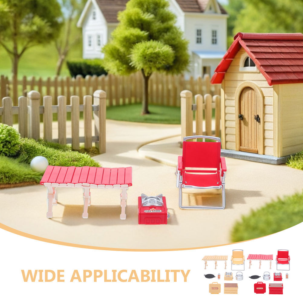 2세트 미니어처 접이식 의자, 피크닉 테이블, 가스 스 - Kids Outdoor Table And Chair Set 리뷰 및 가격