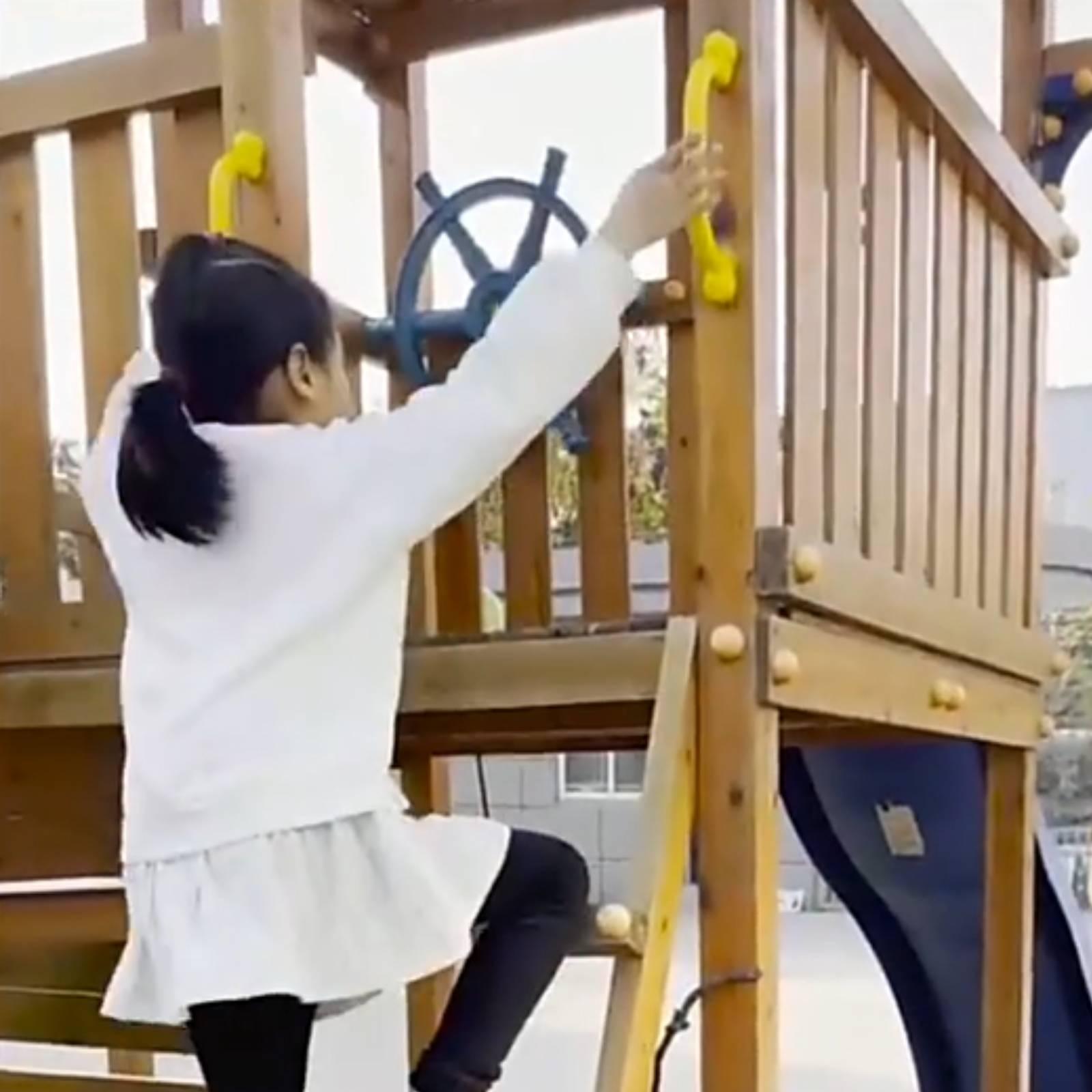 등반 손잡이 그립 플라스틱 스윙 세트 부착물 어린이 야 - Kids Outdoor Treehouse 리뷰 및 가격