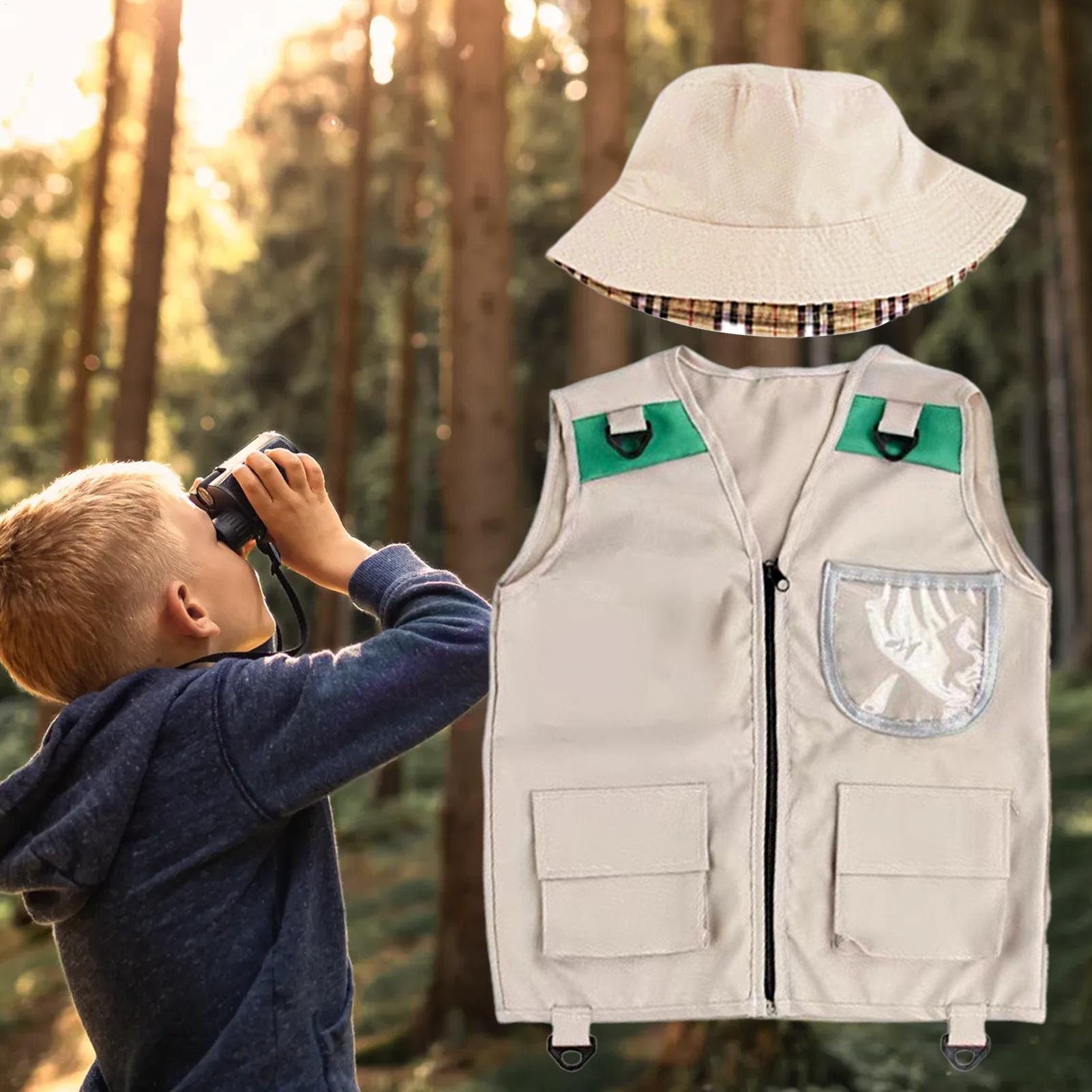 사파리 키즈 야외 탐험 키트, 카고 조끼 및 모자 세트 - Kids Outdoor Adventure Kit 리뷰 및 가격