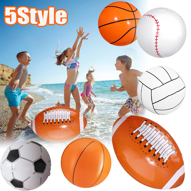 풍선형 비치볼 축구 야구 럭비 농구 수영장 장난감 풍선 - Kids Outdoor Inflatable 리뷰 및 가격