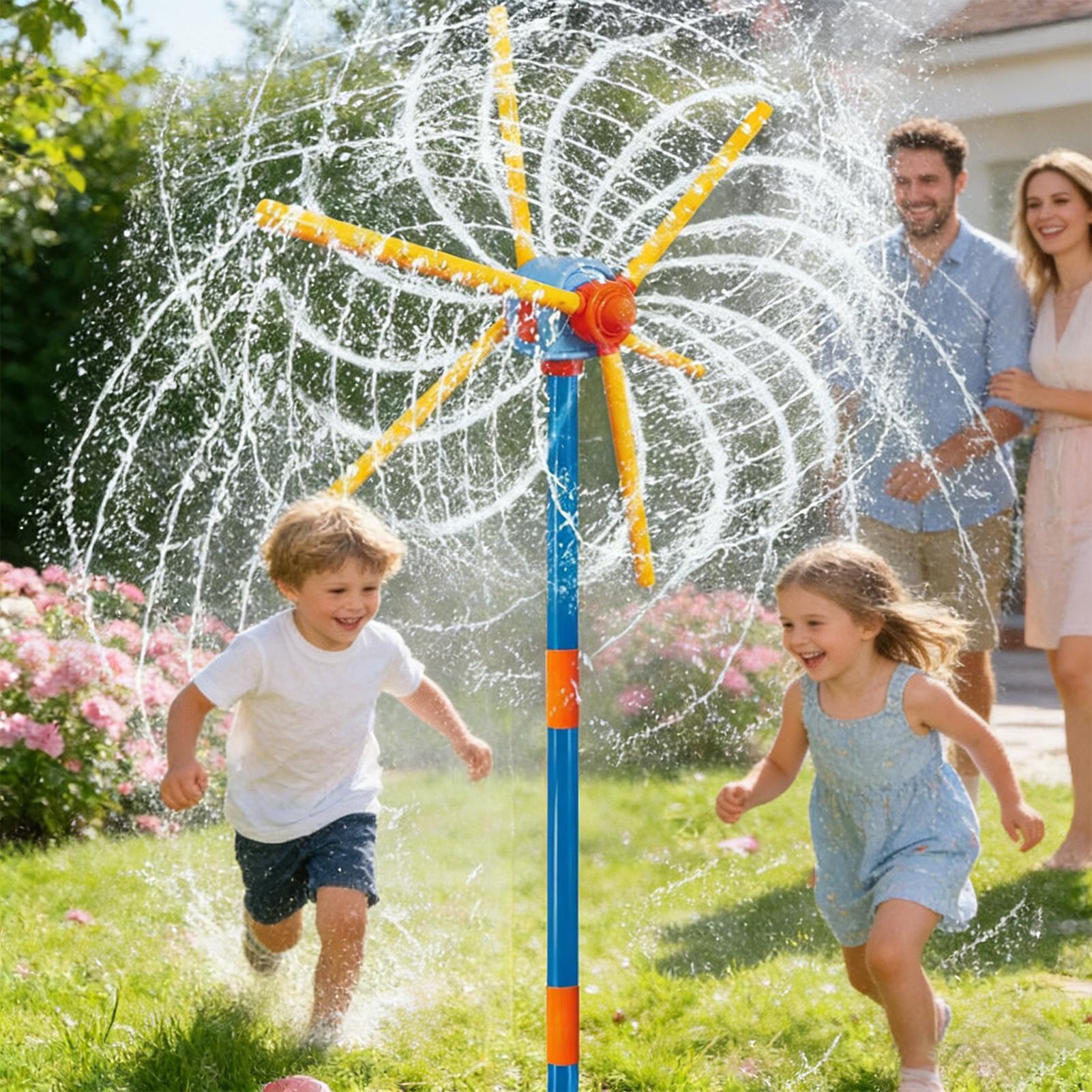 어린이 스프링클러 풍차 재미있는 스프링클러(54노즐 스 - Kids Outdoor Yard Toys 리뷰 및 가격