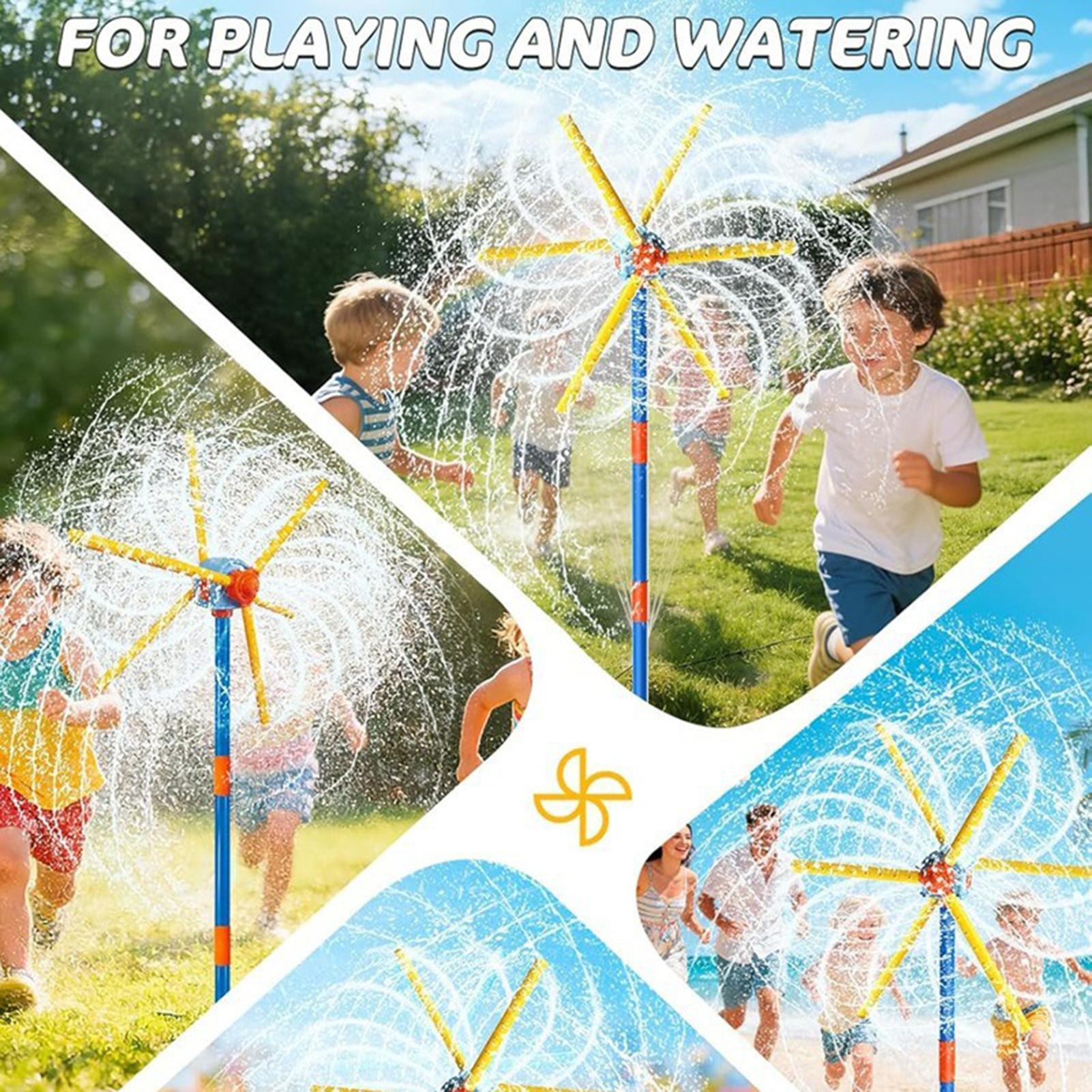 어린이 스프링클러 풍차 재미있는 스프링클러(54노즐 스 - Kids Outdoor Yard Toys 리뷰 및 가격