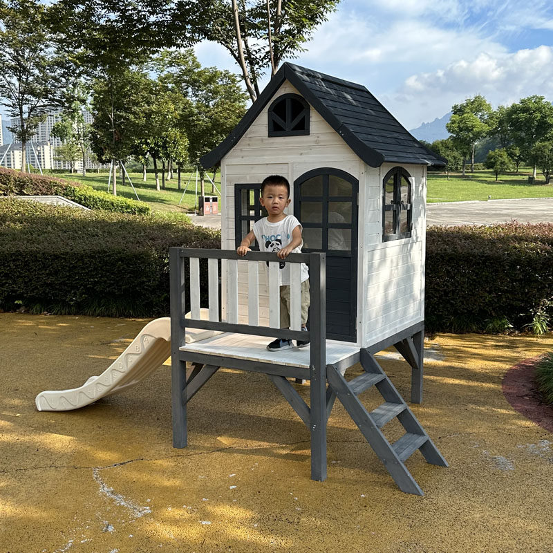 야외 대형 미끄럼틀 어린이용 나무 놀이집 등반 나무집  - Kids Outdoor Treehouse 리뷰 및 가격
