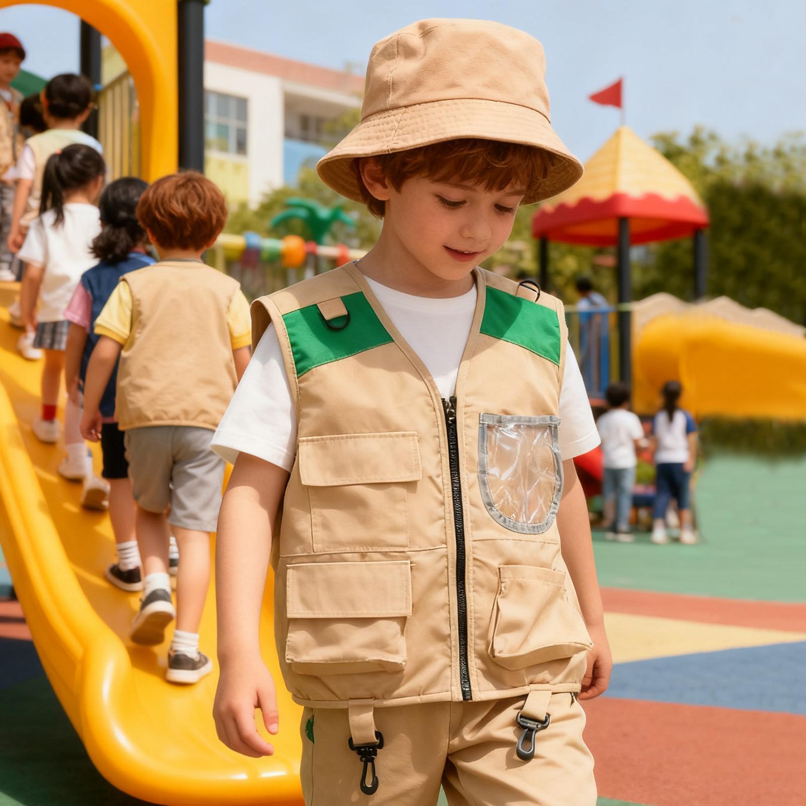 어린이 탐험가 모자 및 조끼 의상 세트 어린이 모험 역 - Kids Outdoor Adventure Kit 리뷰 및 가격