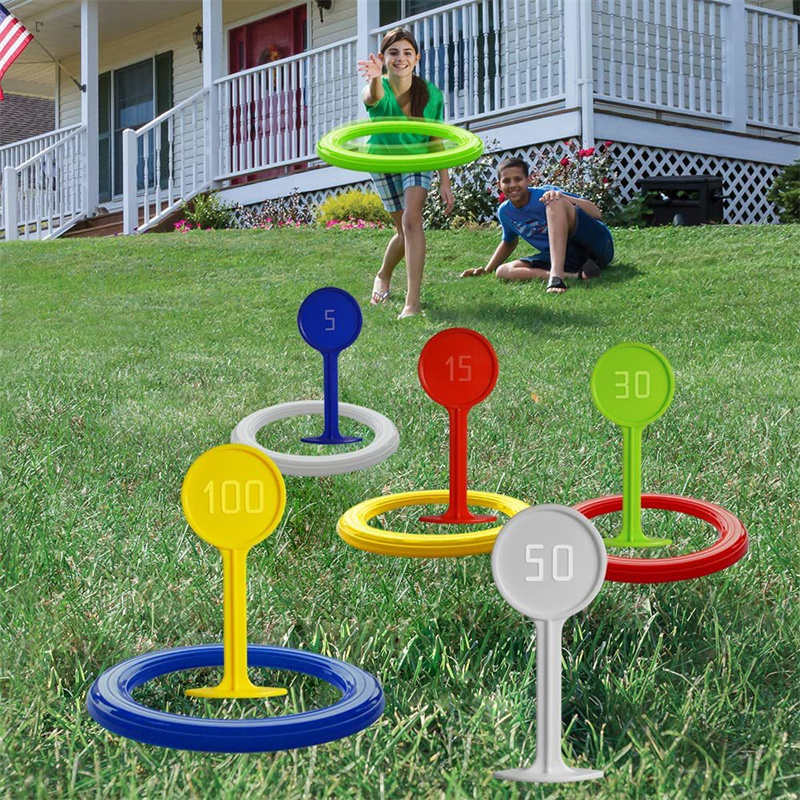 플라스틱 링 던지기 게임, 어린이 야외용 링 던지기 장 - Kids Outdoor Yard Toys 리뷰 및 가격