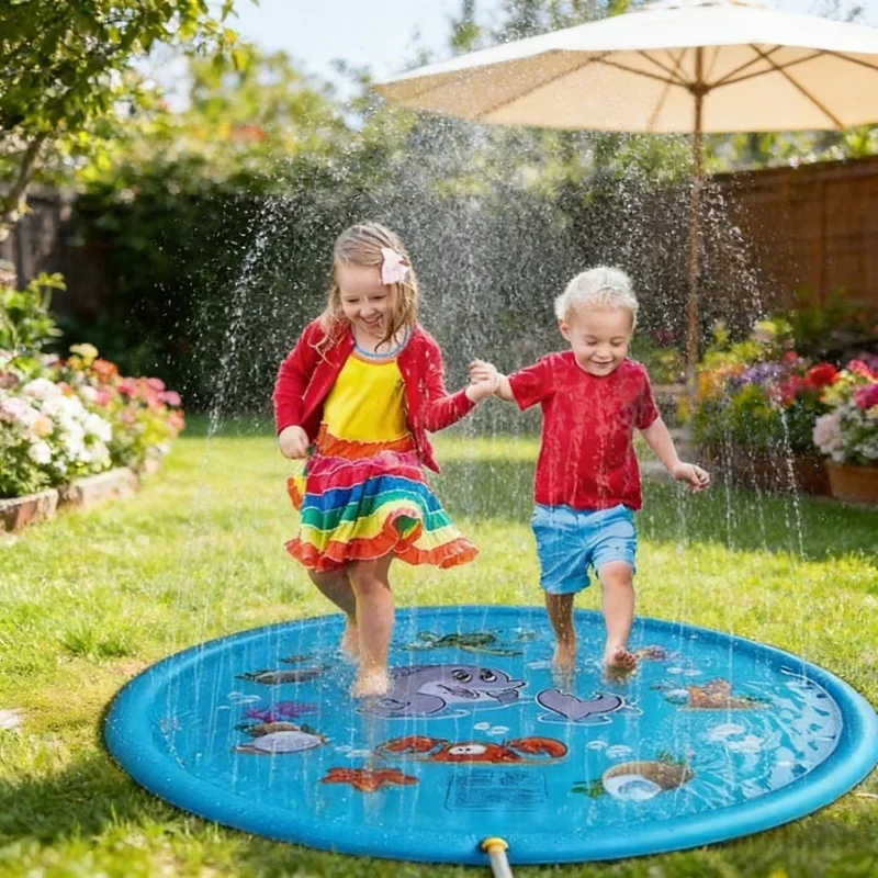 여름 물놀이 스플래시 매트, 어린이 야외 잔디밭 놀이  - Kids Outdoor Lounge Set 리뷰 및 가격