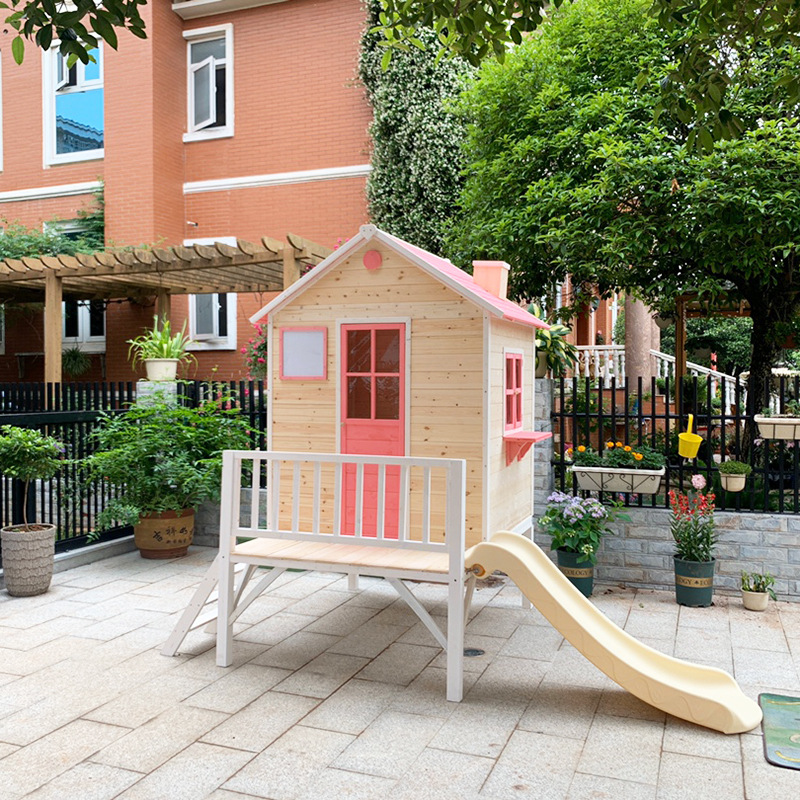 어린이용 통나무집, 대형 놀이집, 나무집, 등반용 통나 - Kids Outdoor Treehouse 리뷰 및 가격