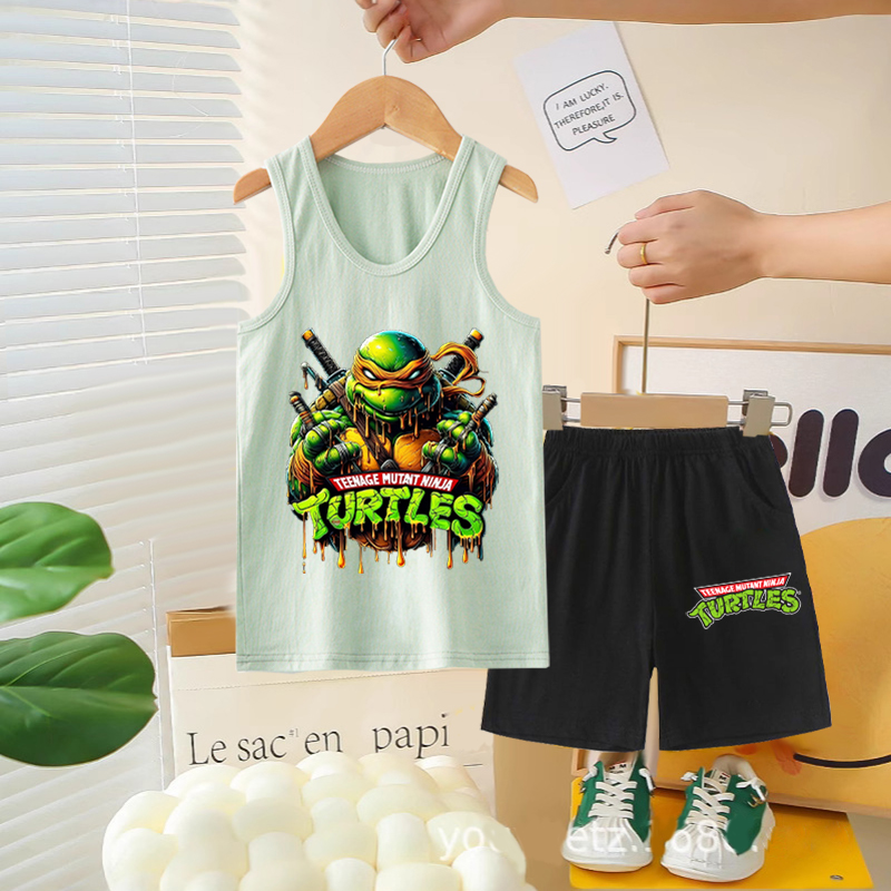 십대 돌연변이 닌자 거북이 어린이 조끼 반바지 세트 패 - Kids Outdoor Ninja Set 리뷰 및 가격