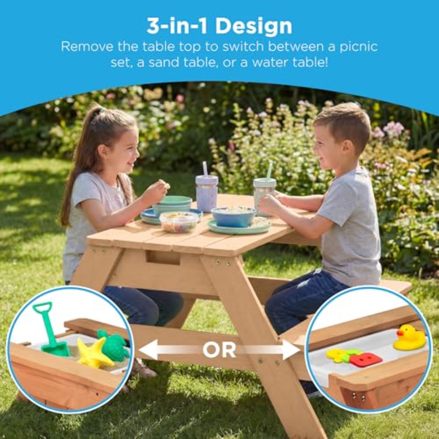 야외용 어린이 피크닉 테이블(우산 포함), 3-in-1 - Kids Outdoor Umbrella For Table 리뷰 및 가격