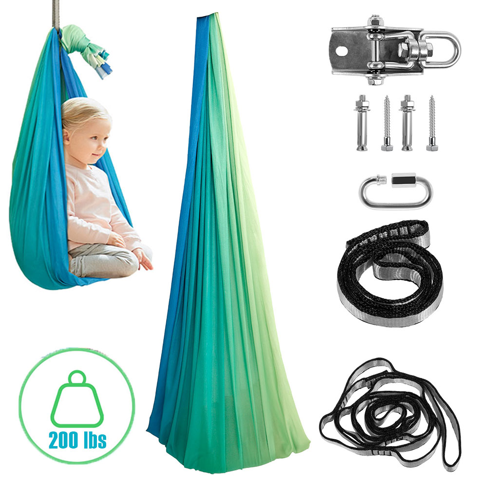 어린이 감각 그네 360도 더블 레이어 편안한 포옹 그 - Kids Outdoor Swing And Slide 리뷰 및 가격