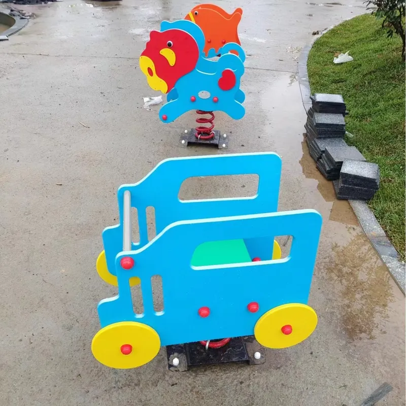 야외용 이중 시소 흔들목마(스프링 및 음악 포함) -  - Kids Outdoor Music 리뷰 및 가격