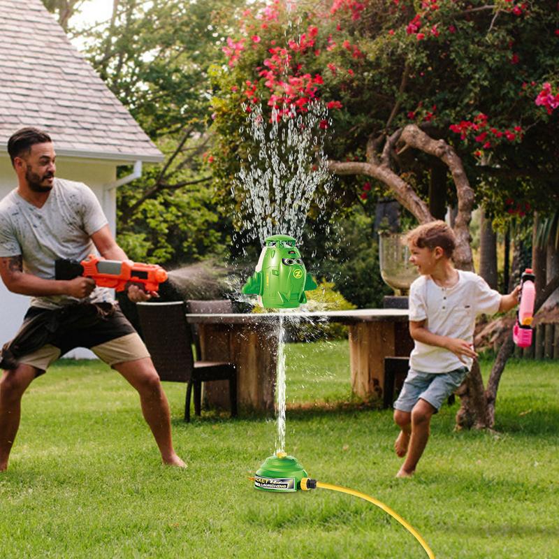 아이들을위한 물 스프링클러 360 회전 로켓 모양 스프 - Kids Outdoor Yard Toys 리뷰 및 가격