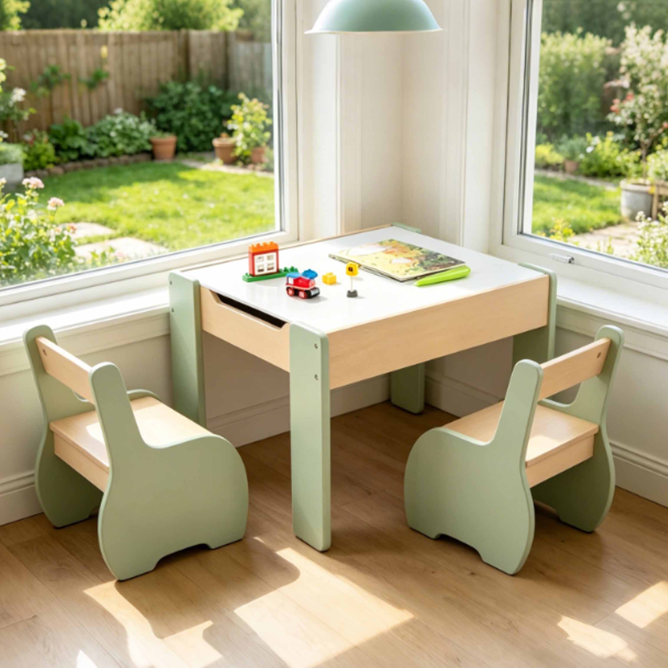 어린이용 현대식 원목 테이블 및 의자 세트 (학습 및  - Kids Outdoor Table And Chair Set 리뷰 및 가격