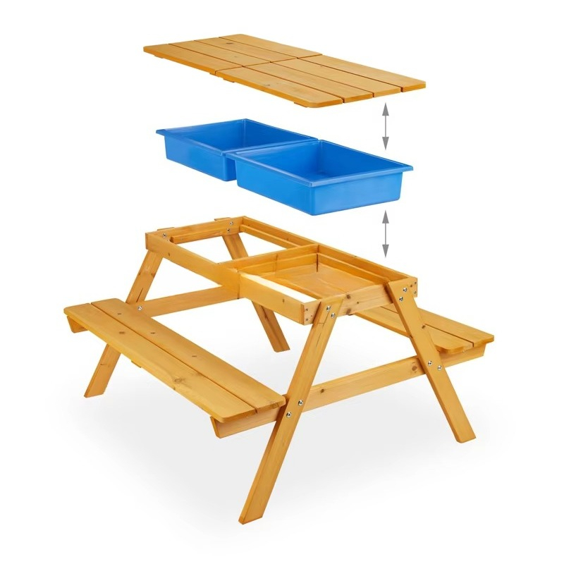 어린이 야외 원목 정원 테이블 및 의자 세트 나무 피크 - Kids Outdoor Table And Chair Set 리뷰 및 가격