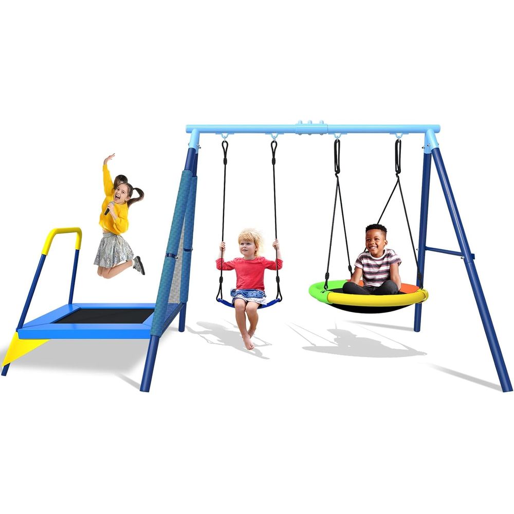 3-in-1 어린이 그네(T폴린 또는 야외용): 야외  - Kids Outdoor Zone 리뷰 및 가격