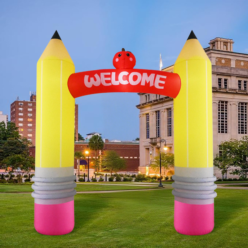 9피트 풍선 연필 아치 장식 내장형 LED 백투스쿨 장 - Kids Outdoor Inflatable 리뷰 및 가격