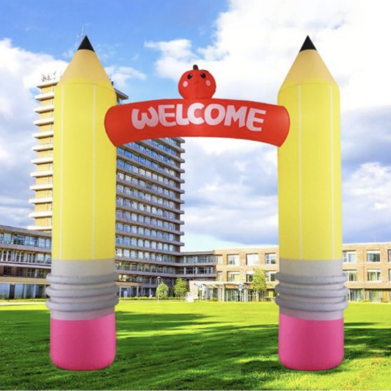 9피트 풍선 연필 아치 장식 내장형 LED 백투스쿨 장 - Kids Outdoor Inflatable 리뷰 및 가격