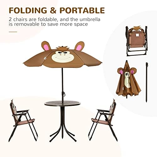 어린이용 테이블 및 의자 세트 피크닉 테이블 우산 브라 - Kids Outdoor Table And Chair Set 리뷰 및 가격