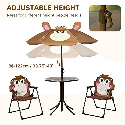 어린이용 테이블 및 의자 세트 피크닉 테이블 우산 브라 - Kids Outdoor Table And Chair Set 리뷰 및 가격