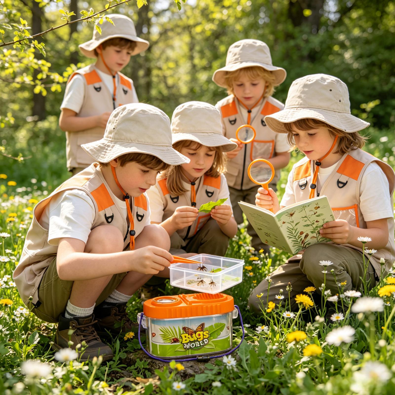 어린이 모험 키트 (확대경 모자 포함) 가벼운 과학 키 - Kids Outdoor Adventure Kit 리뷰 및 가격