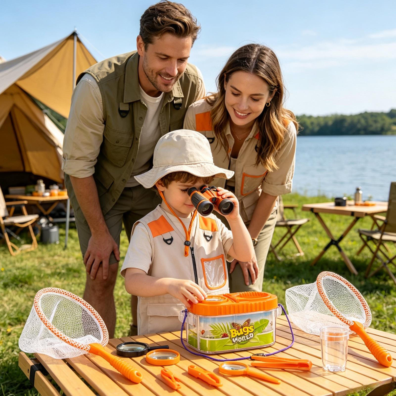 어린이 모험 키트 (확대경 모자 포함) 가벼운 과학 키 - Kids Outdoor Adventure Kit 리뷰 및 가격