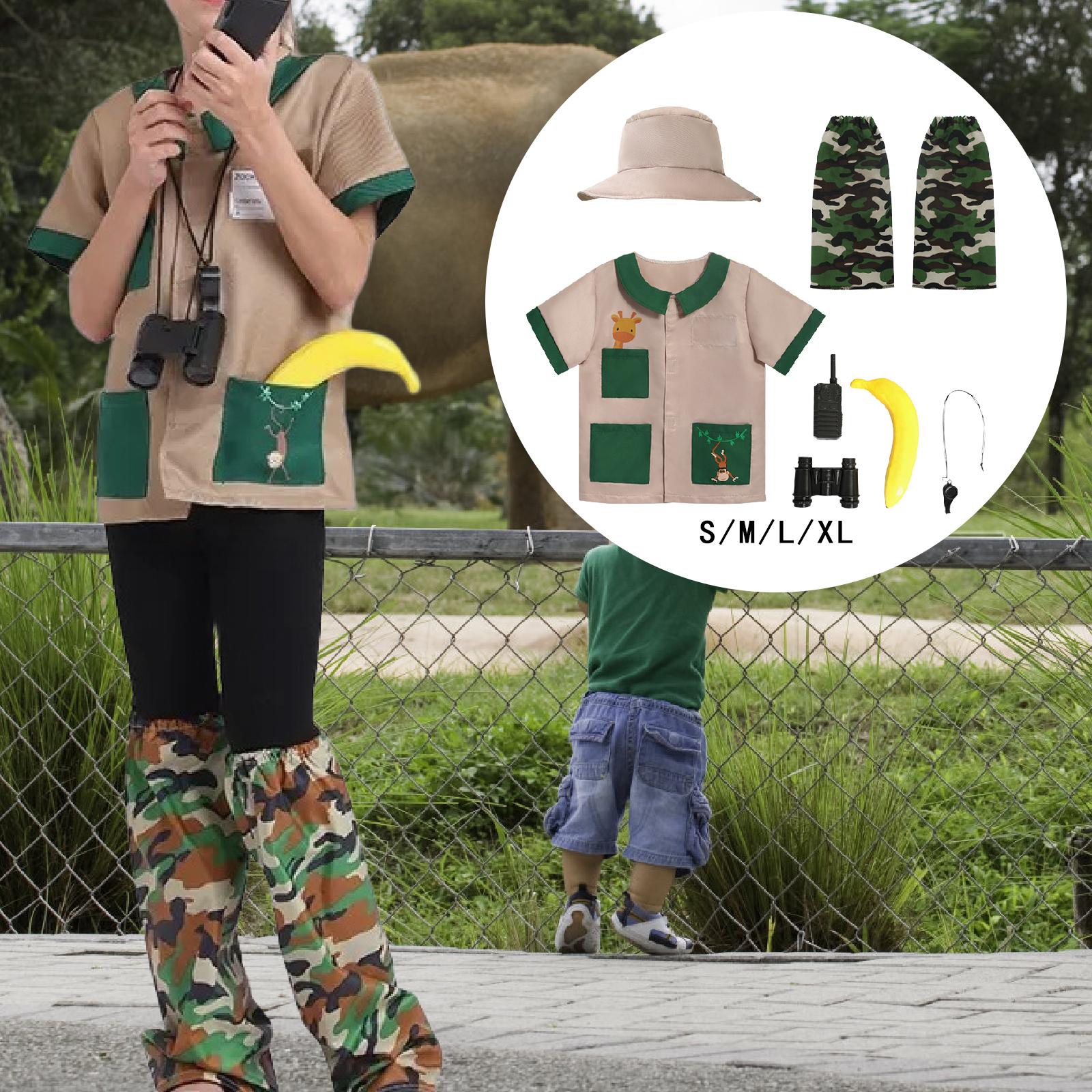 어린이 탐험가 의상 세트 호루라기 망원경 동물원 야외  - Kids Outdoor Adventure Kit 리뷰 및 가격