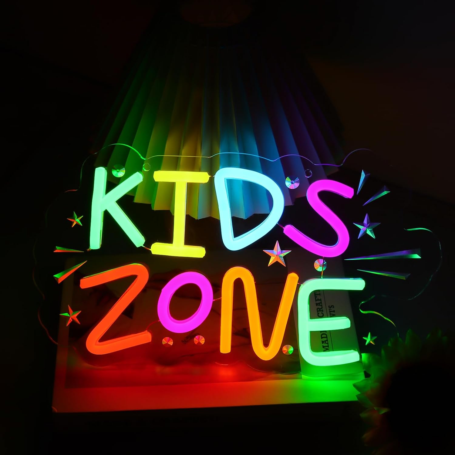 키즈존 네온사인 아트 벽등 USB 전원 LED 조명,  - Kids Outdoor Zone 리뷰 및 가격