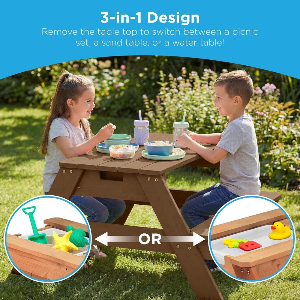 어린이용 피크닉 테이블(우산 포함), 3-in-1 모래 - Kids Outdoor Umbrella For Table 리뷰 및 가격