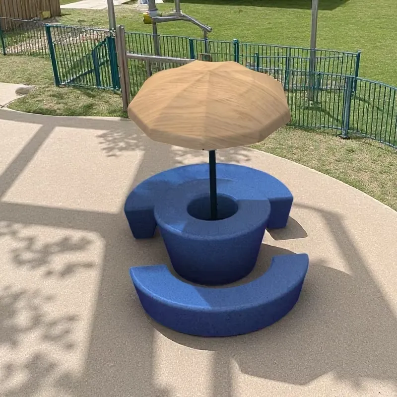 현대적인 야외 원형 테이블 및 의자 세트, 방수 우산, - Kids Outdoor Table And Chair Set 리뷰 및 가격