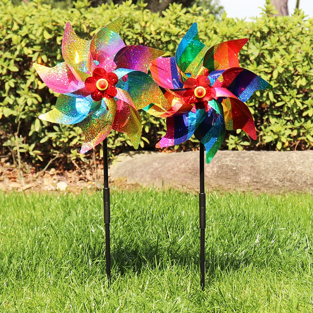 조류 퇴치 장식 풍차, 새를 겁주는 바람 스피너, 어린 - Kids Outdoor Yard Toys 리뷰 및 가격