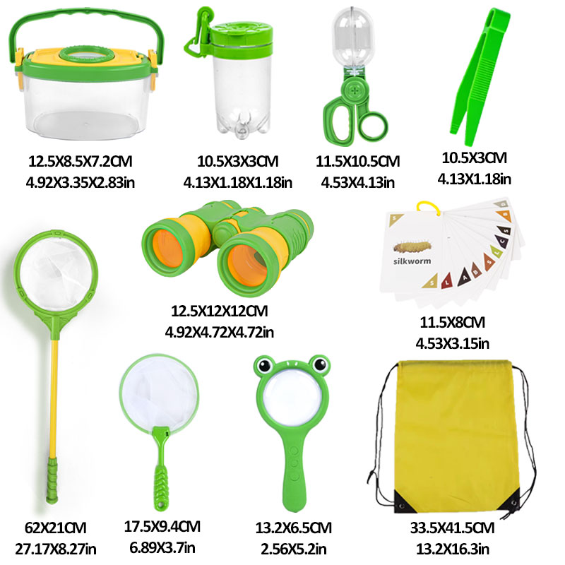 어린이 자연 탐험 곤충 포획망 관찰 상자 망원경 확대경 - Kids Outdoor Adventure Kit 리뷰 및 가격