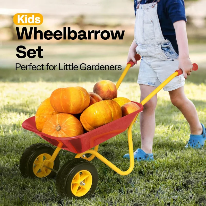 어린이용 손수레, 유아용 정원 카트, 어린이 정원 도구 - Kids Outdoor Tools 리뷰 및 가격