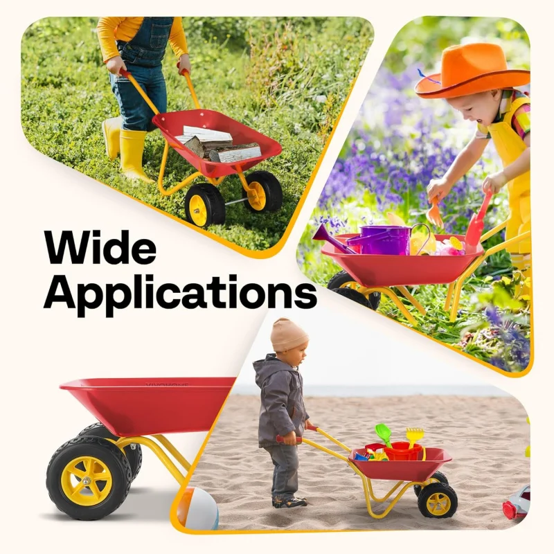 어린이용 손수레, 유아용 정원 카트, 어린이 정원 도구 - Kids Outdoor Tools 리뷰 및 가격