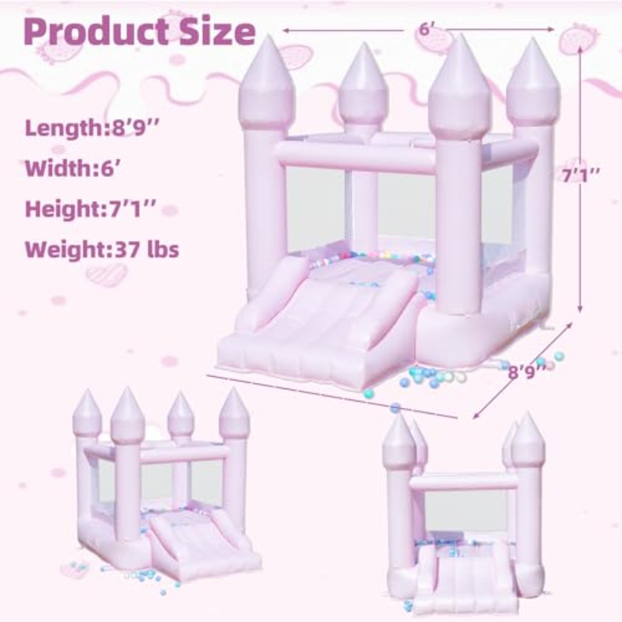 3-6세 어린이용 PVC 에어바운스 하우스 (송풍기 슬 - Kids Outdoor Slide 리뷰 및 가격