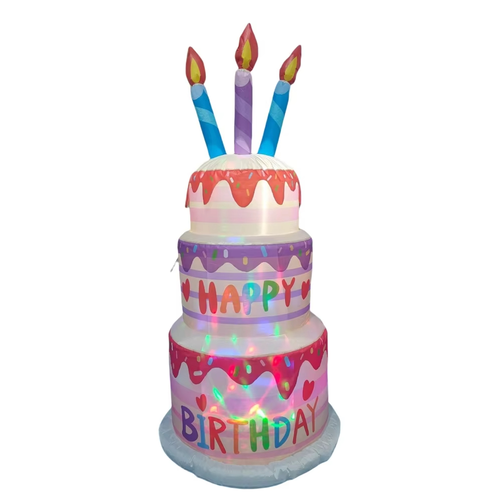1.8M 풍선 생일 케이크 장식 어린이를위한 생일 축하 - Kids Outdoor Inflatable 리뷰 및 가격